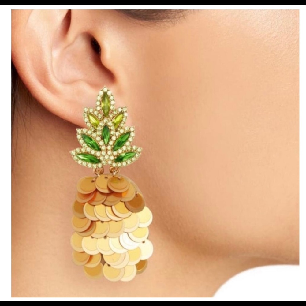 🍍NWT Kate Spade By the Pool pineapple earrings